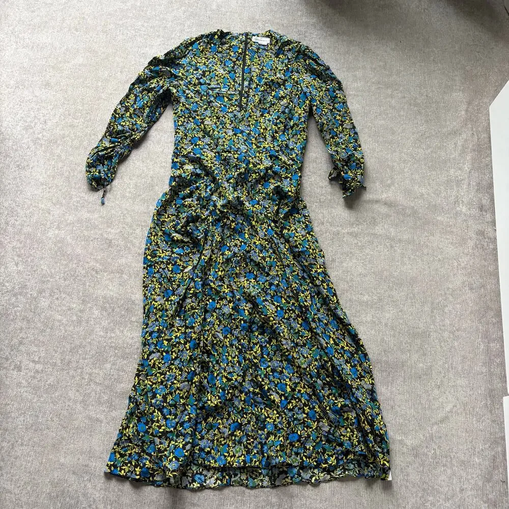 Victoria Beckham Silk Floral Maxi Dress - Picture 2 of 8